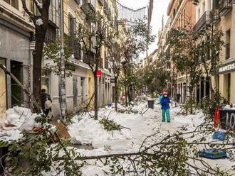 Snehová víchrica Filomena spôsobila v Madride škody za 1,4 miliardy eur