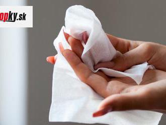 Varovanie hygienikov! Vlhčené obrúsky na FOTO nepoužívajte, môžu vyvolať alergickú reakciu