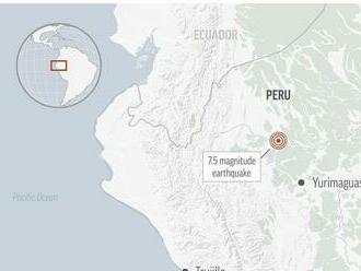 Silné zemetrasenie na severe Peru si vyžiadalo 12 zranených