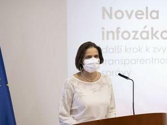 Kolíková: Novela infozákona je ďalší krok k transparentnosti verejnej správy