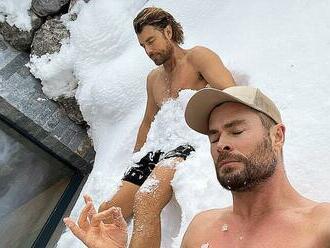 Herec Chris Hemsworth: Thor v zajatí snehu