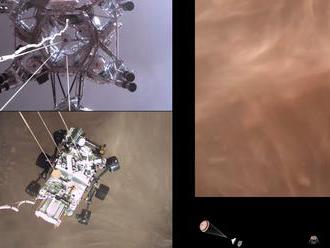 NASA zverejnila video z pristávania na Marse aj zvuky z Marsu