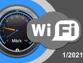 Rychlosti Wi-Fi internetu na DSL.cz v lednu 2021