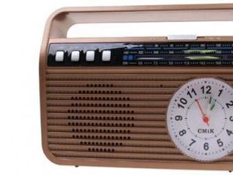 Prenosné retro rádio MK-190 hnedé. Moderné rádio v originálnom retro štýle.
