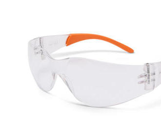 Profesionálne ochranné okuliare s UV filtrom transparentné, poskytujú ochranu počas leštiacich, rezn