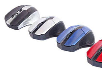 2.4 Ghz Bezdrôtová myš s ergonomickým dizajnom - Červená