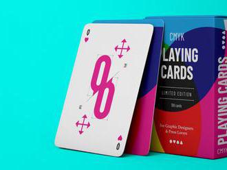 Kanastové karty pro grafiky a designéry. Ondřej Musil navrhl CMYK Playing Cards