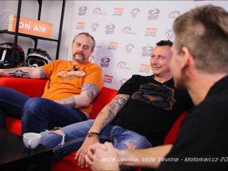 Vojta Vavřina a Jarda Vavřina na tandemu s Vláďou o životě se značkou Harley-Davidson