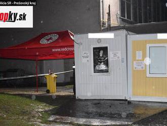 KORONAVÍRUS V Stropkove zhorela MOM Slovenského Červeného kríža: Testovať budú z vozidla