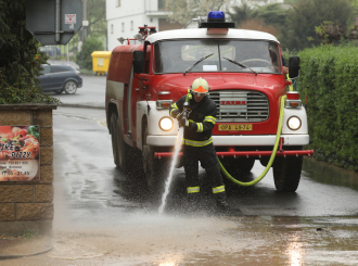 Přívalové deště způsobily ve středu večer lokální povodně v Šilheřovicích