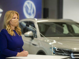 Čaputová sa v závode VW Slovakia zaujímala o udržateľnosť podniku