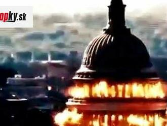 Irán zverejnil šokujúce výhražné VIDEO: Zničený americky Kapitol v plameňoch