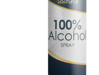 100% Alkohol sprej - 500 ml, ktorý výborne čisti a odmastňuje.