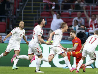 Dánsky dynamit rozprášil v osemfinále Wales 4:0