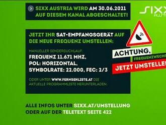 19,2E: Konec Sixx Austria v DVB-S