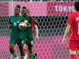 Futbalistka Číny strelila štyri góly, útočníčka Zambie utvorila rekord
