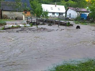 Bleskové povodne spôsobili vo Valaskej Belej státisícové škody