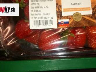 ŠKANDÁL V známom obchode predávajú slovenské jahody: Po prečítaní etikety zistíte, kde je háčik!