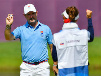 Golfista Sabbatini spôsobil senzáciu, od zlata ho delil jeden úder
