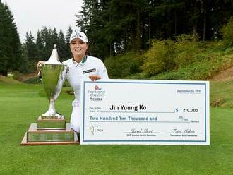Skrátený Cambia Portland Classic vyhrala Jin Young Ko.