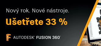 Ušetřete 33 % na CAD/CAM/CAE aplikaci Autodesk Fusion 360