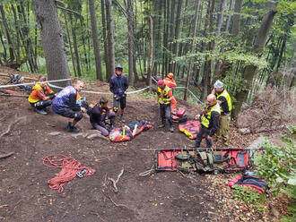 Horskí záchranári pomáhali na Malinom Brde zranenému cyklistovi
