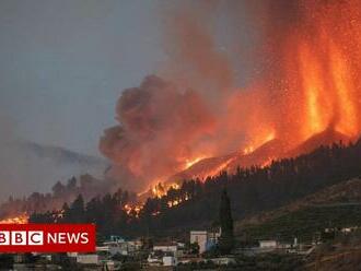 Volcano on Canary Island La Palma erupts, spewing ash and lava into national park