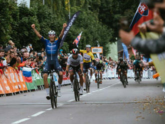 Záver druhej etapy Okolo Slovenska poznačil hromadný pád, Sagan skončil druhý
