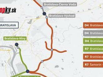 Nové úseky obchvatu Bratislavy budú radšej otvárať postupne
