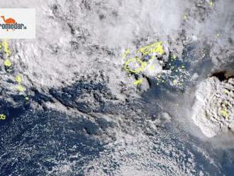 Fascinujúce VIDEO: V Tichomorí vybuchla podmorská sopka, tlaková vlna dorazila až ku nám