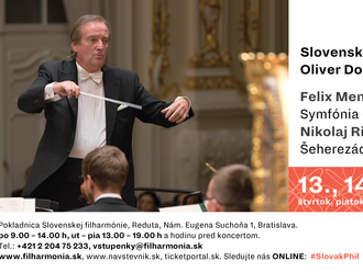 Slovenská filharmónia uvedie diela od Korsakova a Bartholdyho