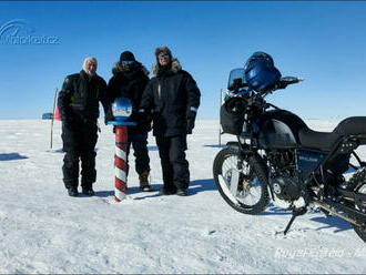 Royal Enfieldy na Jižním pólu