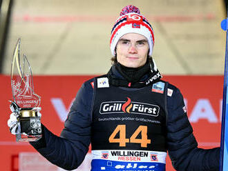 Lindvik triumfoval vo Willingene, mení sa aj líder Svetového pohára