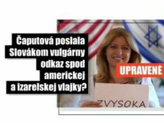 Hoax: Šírilo sa zmanipulované video s prezidentkou Čaputovou