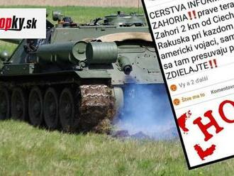 Na sociálnej sieti sa objavila ďalšia vymyslená správa šíriaca strach: Vojaci a tanky sú už na Záhorí!