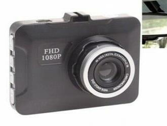 Kamera do auta Full HD 1080 čierna. Skvelá, ľahká a kompaktná autokamera s Full HD záznamom.
