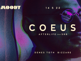 Coeus z Afterlife vystoupí 14. května v bratislavském klubu WAX na akci Moody