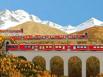 Švajčiari vypravili najdlhší vlak na svete. Súprava merala dva kilometre