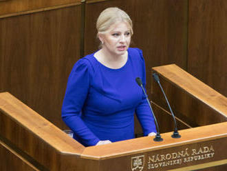 Prezidentka Čaputová v parlamente vystúpila so správou o stave republiky  