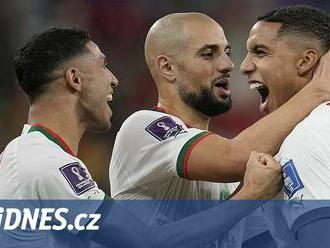 Belgie - Maroko 0:2, vítězství produktivních Afričanů načal ve druhé půli Sabirí