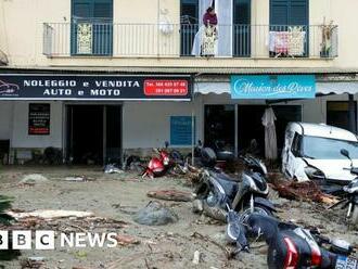 Deadly landslide tears through Italian island of Ischia