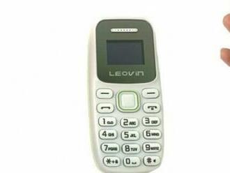 Mini telefón LE-887 biely
