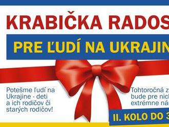 Krabička radosti pre ľudí na Ukrajine - pokračovanie do 31.12.