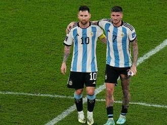 Argentína má pred štvrťfinále obavy. Jedna z opôr má svalové problémy