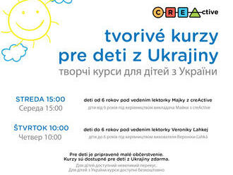 Tvorivé kurzy pre deti z Ukrajiny