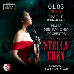 Evropské turné Maltského filharmonického orchestru Hostující hvězda Stella Chen