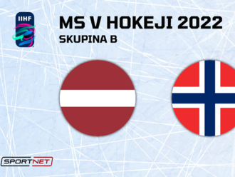 Online prenos: Lotyšsko - Nórsko dnes na MS v hokeji 2022  