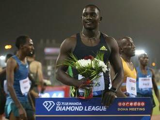 V Dauhe skvelý súboj Američanov na 200 m aj kontinentálny rekord
