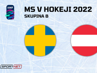 Online prenos: Švédsko - Rakúsko dnes na MS v hokeji 2022  