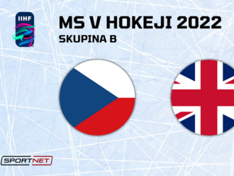 Online prenos: Česko - Veľká Británia dnes na MS v hokeji 2022  
